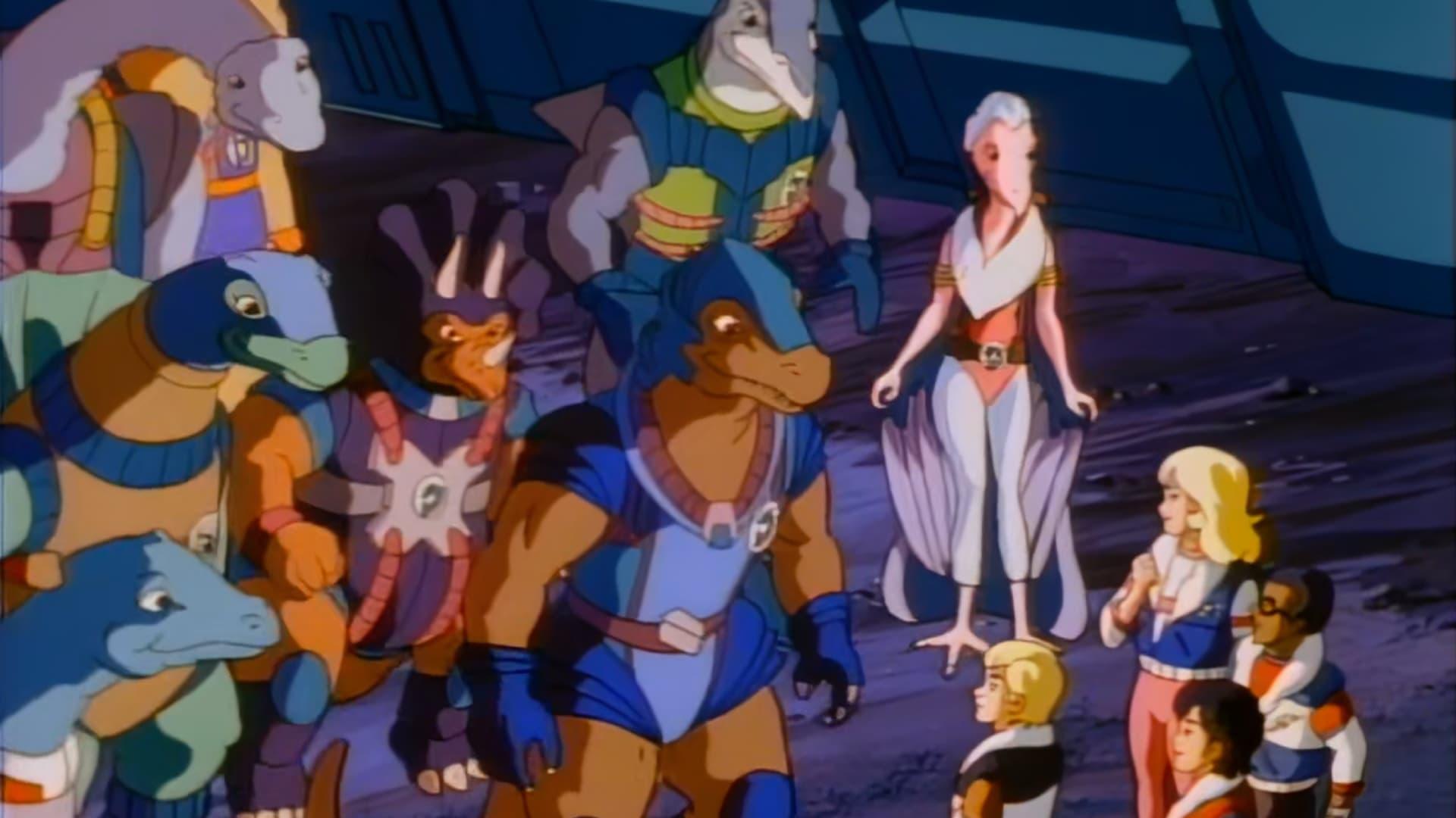Dinosaucers backdrop