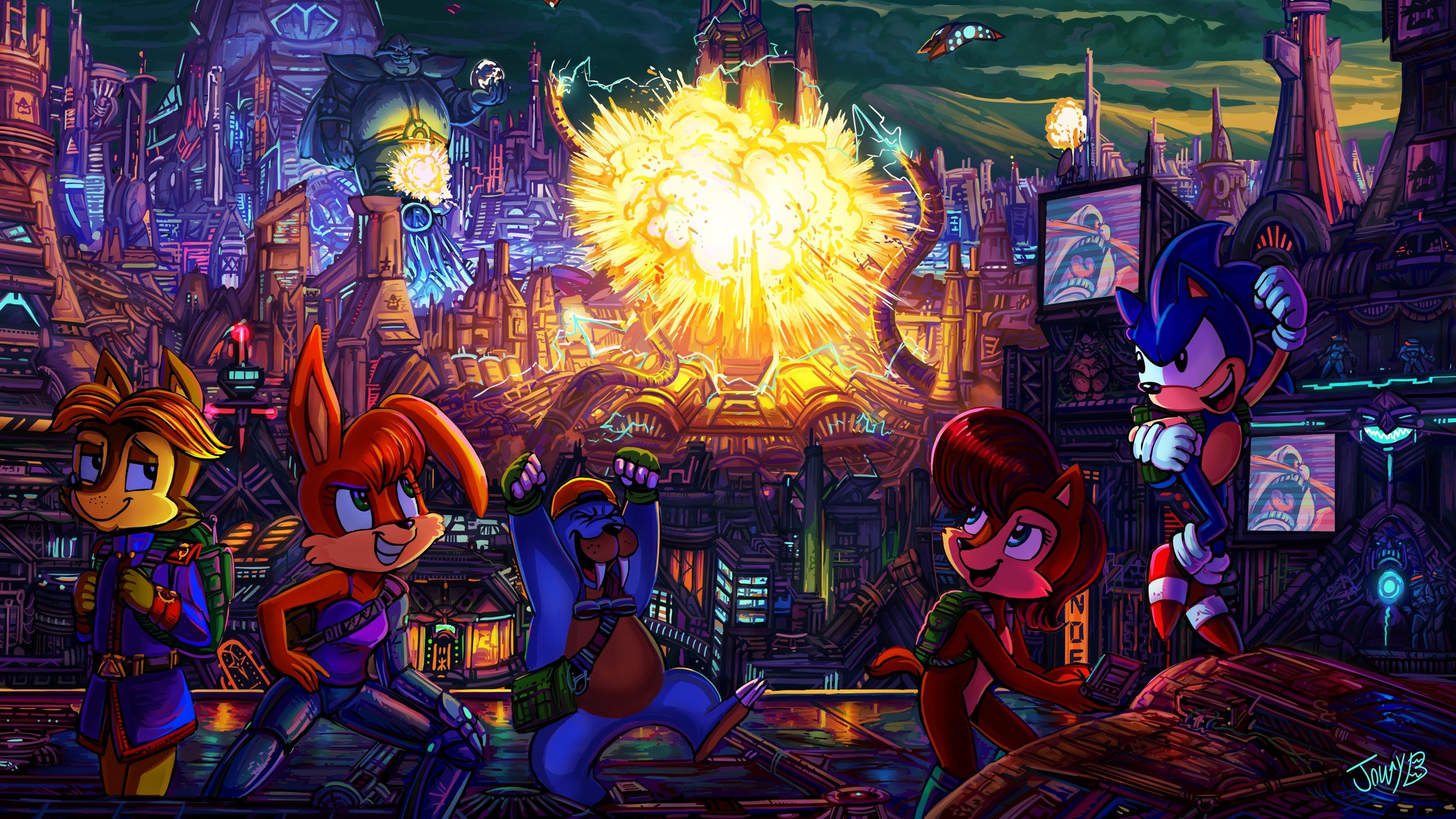 Sonic the Hedgehog backdrop