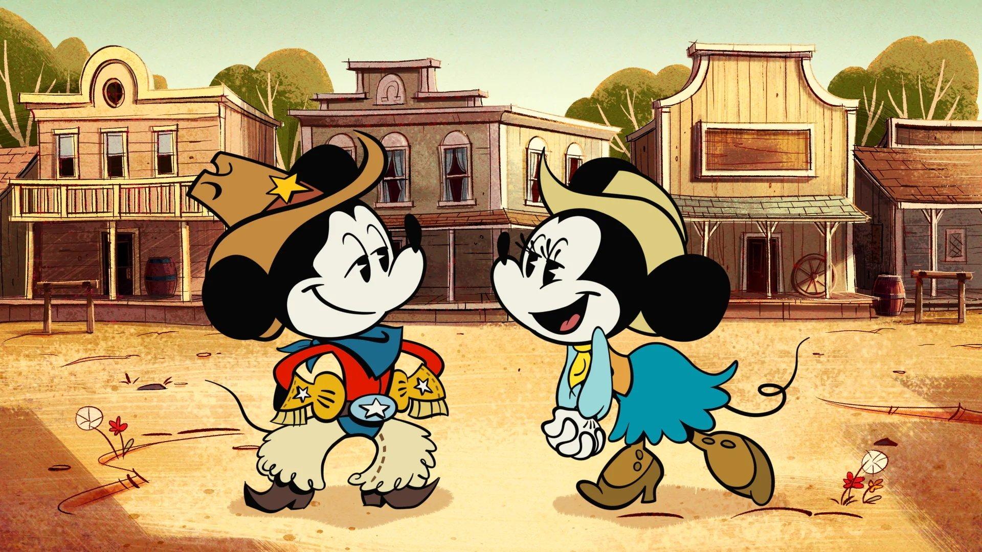 The Wonderful World of Mickey Mouse backdrop