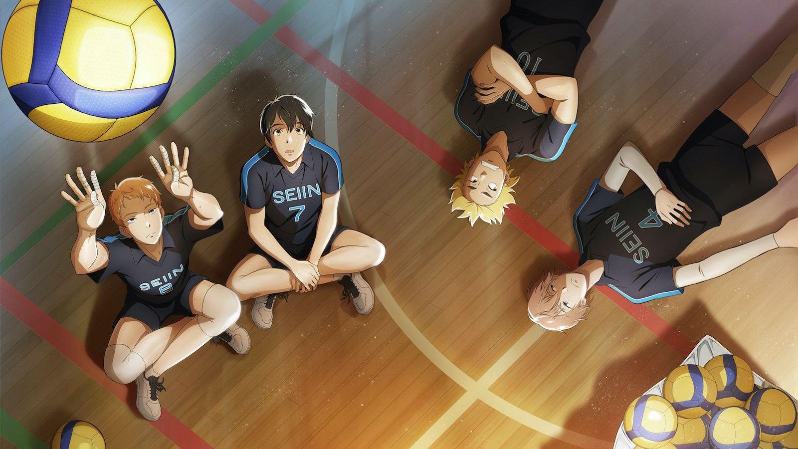 2.43: Seiin High School Boys Volleyball Team backdrop