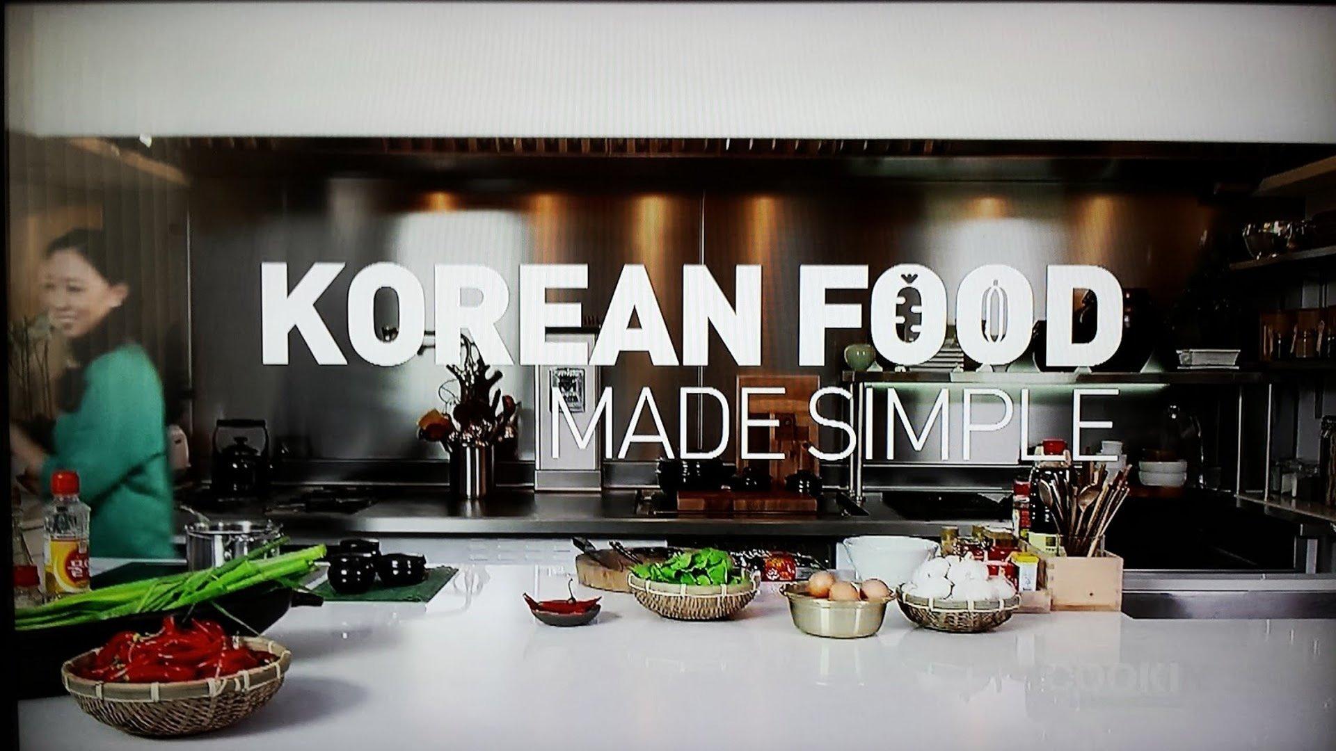 Korean Food Made Simple backdrop