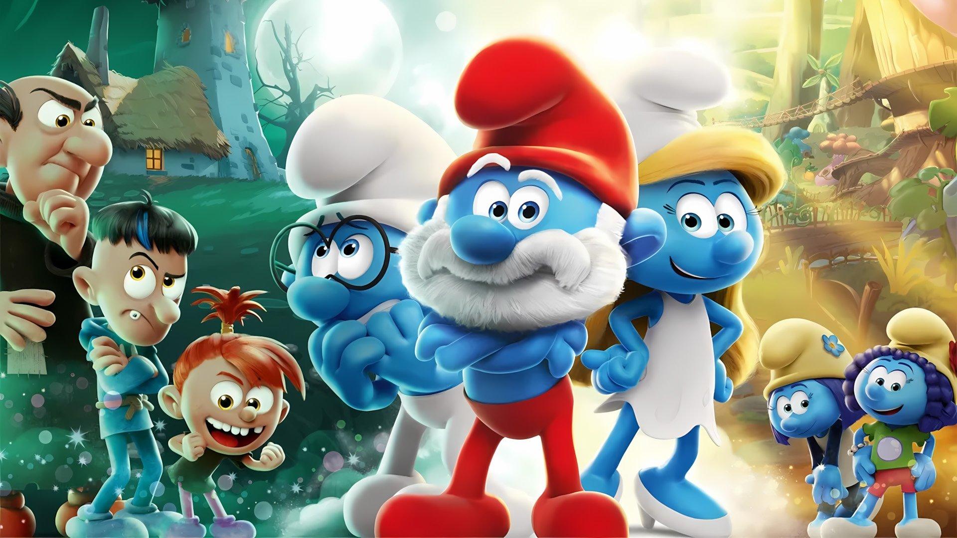 The Smurfs backdrop