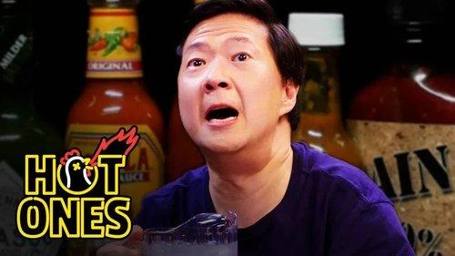 Hot Ones Season 8 Episode 4 - Ken Jeong Performs a Physical While Eating Spicy Wings