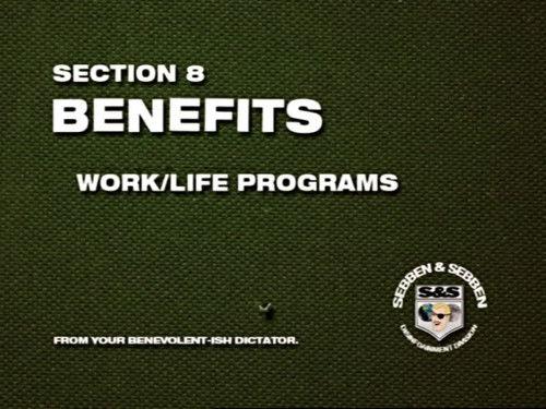 Harvey Birdman, Attorney at Law Season 3 Episode 11 - Sebben and Sebben Employee Orientation