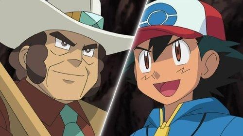 Pokémon Season 15 Episode 13 - Battling the King of the Mines!