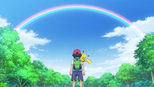 Pokémon Season 25 Episode 57 - The Rainbow and the Pokémon Master!