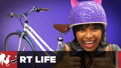 RT Life Season 6 Episode 19 - Burnie Teaches Mica to Ride a Bike