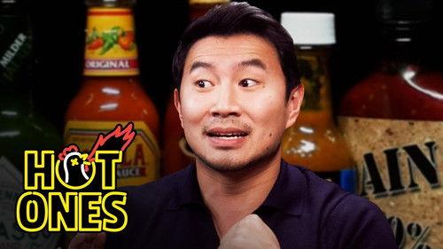 Hot Ones Season 16 Episode 12 - Simu Liu Chugs Boba While Eating Spicy Wings
