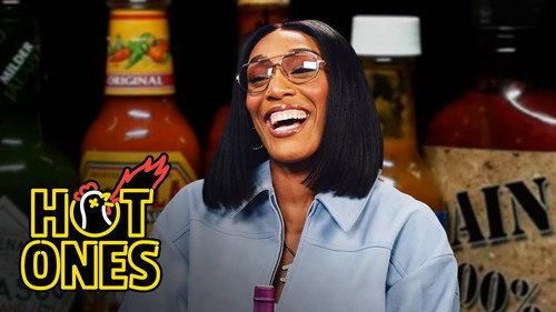 Hot Ones Season 28 Episode 13 - A’ja Wilson Insists She’s Good While Eating Spicy Wings