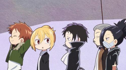 Bungo Stray Dogs Wan! Season 1 Episode 8 - Hang in There, Higuchi-san! / And the Tracks Go On and On / Operation Body Double Nom Nom