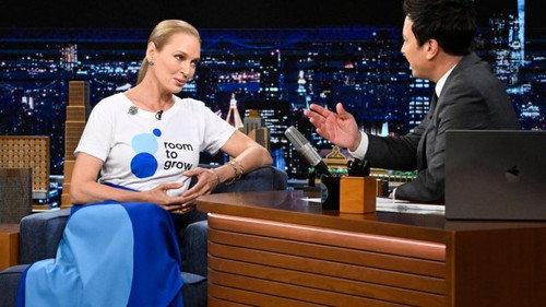 The Tonight Show Starring Jimmy Fallon Season 11 Episode 11 - Uma Thurman, Lil Rel Howery, Feist