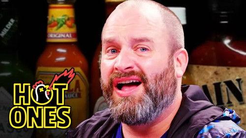 Hot Ones Season 6 Episode 5 - Tom Segura Tears Up While Eating Spicy Wings