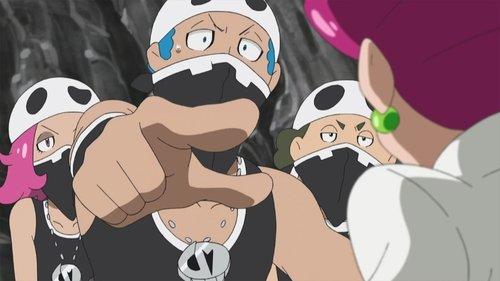 Pokémon Season 20 Episode 25 - A Team-on-Team Tussle!