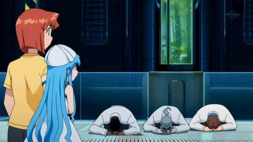 Squid Girl Season 1 Episode 7 - Focus Your Tentacles On Her! / Feeling Inkuisitive? / A Squiddle Work Never Killed Anyone.