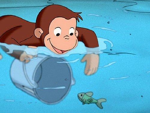 Curious George Season 4 Episode 10 - Little Fish, Littler Pond
