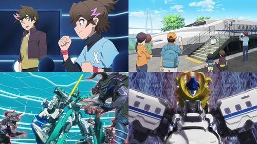 Shinkansen Henkei Robo Shinkalion: THE ANIMATION Season 2 Episode 11 - First Battle! Shinkalion Z N700S Nozomi