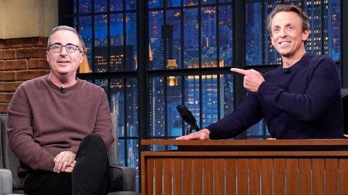 Late Night with Seth Meyers Season 11 Episode 13 - John Oliver, Aaron Jackson & Josh Sharp