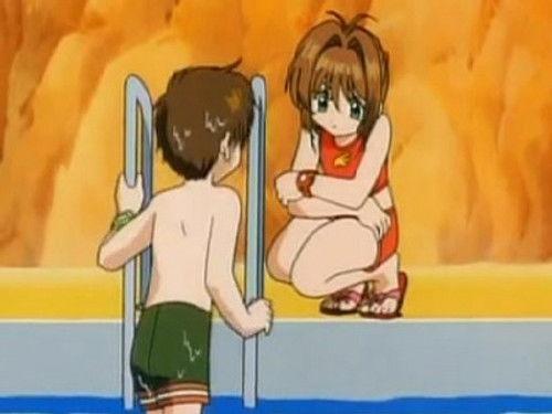 Cardcaptor Sakura Season 3 Episode 17 - Sakura and the Pool and the Big Wave