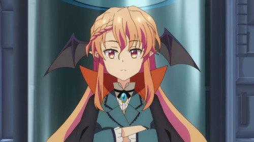 Miss Kuroitsu From the Monster Development Department Season 1 Episode 4 - The Soul of a Demon Drinking into a Stupor at a Banquet of Illusions While Burdened by Sins that Lead All Men Astray Shatters with Anger When the Young Maiden Cries