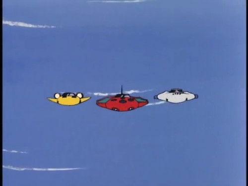 Getter Robo Season 1 Episode 14 - Risking Our Lives In The Crimson Skies!