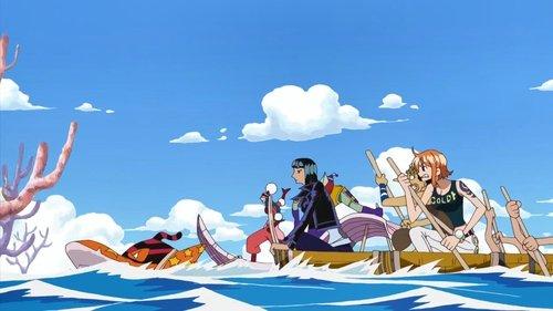 One Piece Season 7 Episode 210 - Silver Fox Foxy! The Merciless Interference!