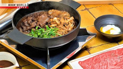Background image for Authentic Japanese Cooking: Miso Sukiyaki with Beef and Mushrooms