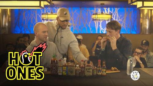 Hot Ones Season 2 Episode 36 - Tony Hawk Eats Spicy Wings LIVE at ComplexCon