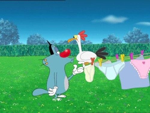 Oggy and the Cockroaches Season 3 Episode 17 - Golden Eggs