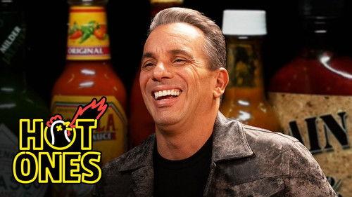 Hot Ones Season 22 Episode 11 - Sebastian Maniscalco Is Thankful While Eating Spicy Wings