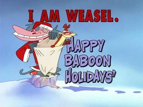 I Am Weasel Season 1 Episode 11 - Happy Baboon Holidays