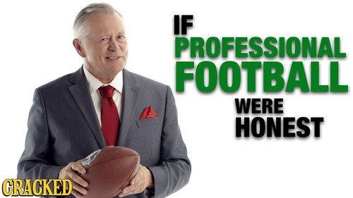 Honest Ads Season 4 Episode 16 - If Professional Football Were Honest (NFL, Cheerleaders, Concussions)