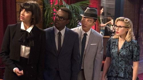 The Good Place Season 2 Episode 10 - Rhonda, Diana, Jake, and Trent