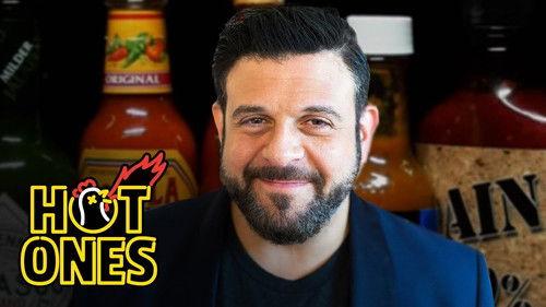 Hot Ones Season 12 Episode 7 - Adam Richman Impersonates Noel Gallagher While Eating Spicy Wings