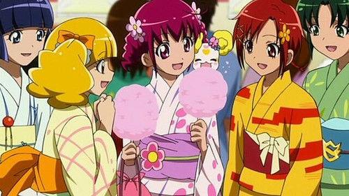 Glitter Force Season 1 Episode 26 - Summer Festival! The Night Sky Blooms A Massive Flower!