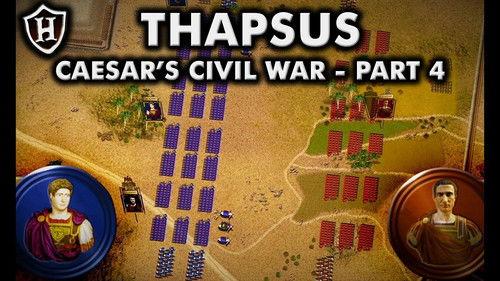 HistoryMarche Season 3 Episode 6 - Battle of Thapsus, 46 BC ⚔️ Caesar's Civil War