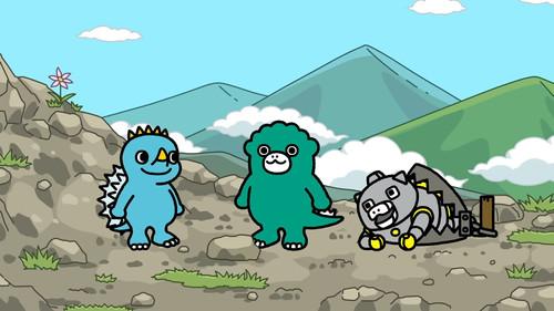Chibi Godzilla Raids Again Season 1 Episode 6 - The Roaring Dragon, Chibi Anguirus
