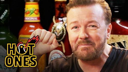 Hot Ones Season 3 Episode 4 - Ricky Gervais Pits His Mild British Palate Against Spicy Wings