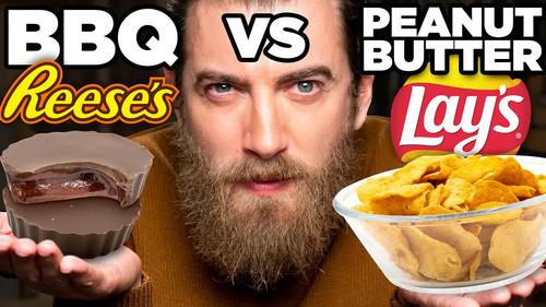 Good Mythical Morning Season 19 Episode 5 - BBQ Peanut Butter Food vs. Peanut Butter BBQ Food Taste Test