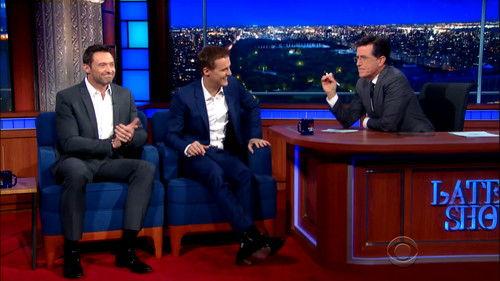 The Late Show with Stephen Colbert Season 1 Episode 12 - Hugh Jackman, Hugh Evans, Senator Elizabeth Warren, Pearl Jam