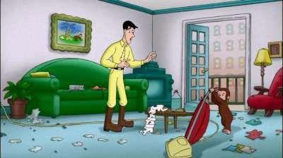 Curious George Season 4 Episode 4 - George Cleans Up