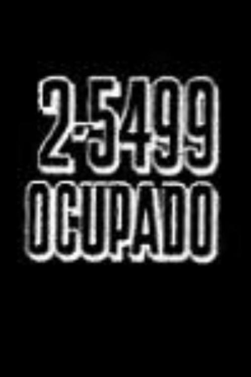 2-5499 Ocupado poster
