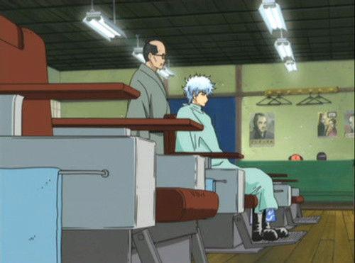 Gintama Season 4 Episode 1 - A Conversation With a Barber During a Haircut is The Most Pointless Thing in The World