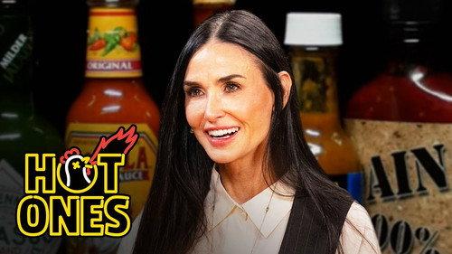Hot Ones Season 25 Episode 12 - Demi Moore Celebrates Her Birthday While Eating Spicy Wings