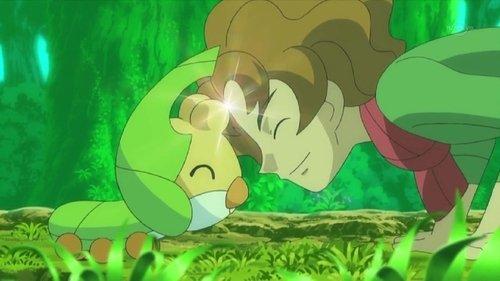 Pokémon Season 14 Episode 18 - Sewaddle and Burgh in Pinwheel Forest!