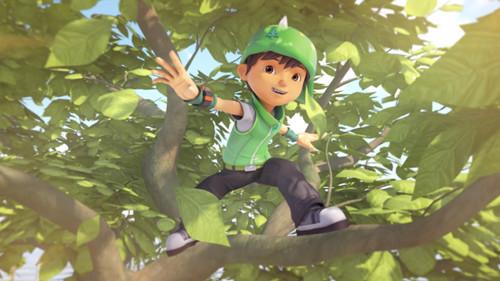 BoBoiBoy Galaxy Season 1 Episode 5 - BoBoiBoy Daun vs Lanun