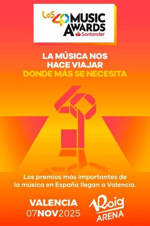 LOS40 Music Awards poster