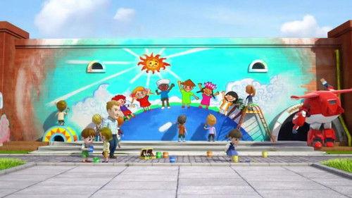 Super Wings Season 1 Episode 17 - Paint Pals