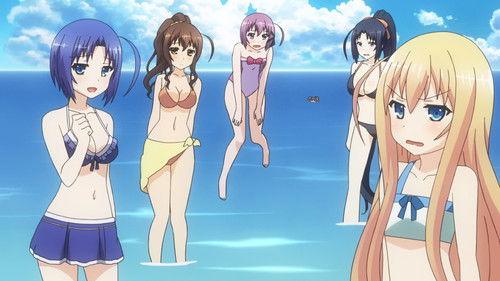 Invaders of the Rokujouma!? Season 1 Episode 4 - Swimming and Plots?!