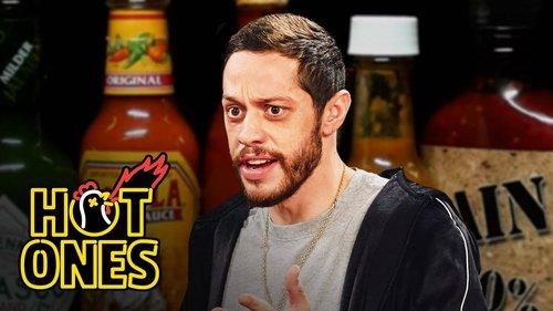 Hot Ones Season 27 Episode 12 - Pete Davidson Drinks All the Milk While Eating Spicy Wings