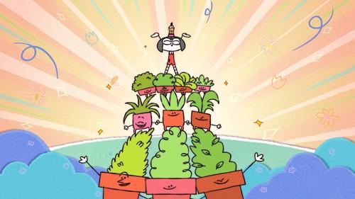 Doodle Girl Season 1 Episode 19 - Topsy Turvy Topiary